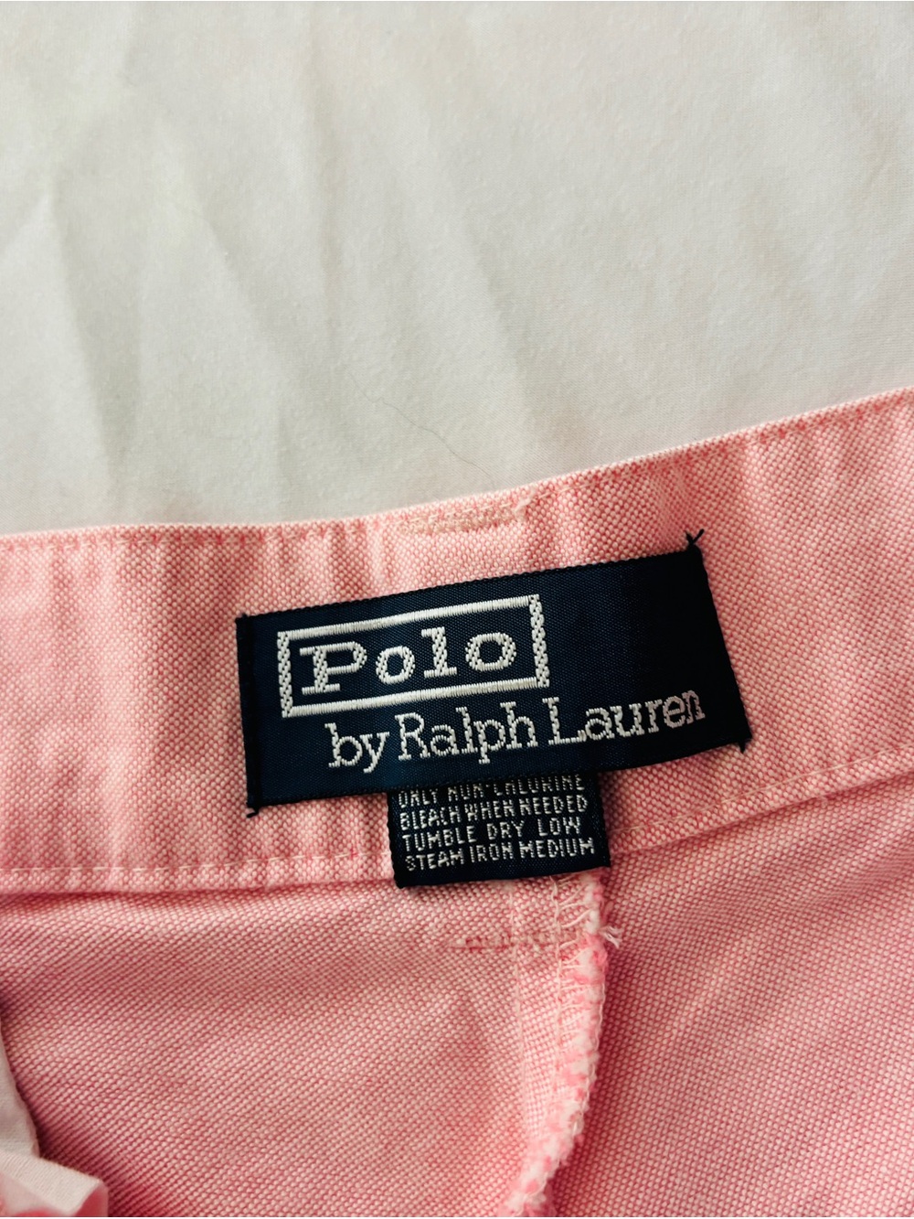 Polo Ralph Lauren Pink 100% Cotton Philip Pant Women’s Medium - Picture 3 of 9